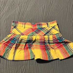 Ralph Lauren Plaid Skirt - Yellow, Red, Green